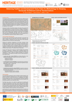 Balancing Tradition and Development? Early Trials of a Methodology for Studying Vernacular Architecture and its Transformations - M. Lidón de Miguel, L. García Soriano, C. Mileto, F. Trizio