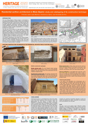 Residential Earthen Architecture in Mula (Spain): Study and Cataloguing of its Construction Technique - F. J. López Martínez, V. La Spina, J. Fernández del Toro