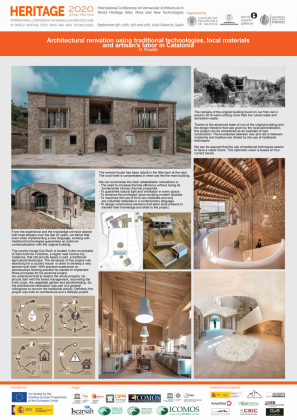 Architectural Renovation using Traditional Technologies, Local Materials and Artisan’s Labor in Catalonia - O. Roselló