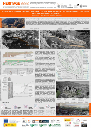 Considerations on the Joint Recovery of the Monument and its Environment: The Town Walls of Albarracín (Spain) - J. L. Baró Zarzo, J. Díaz Morlán, F. J. Gómez-Patrocinio
